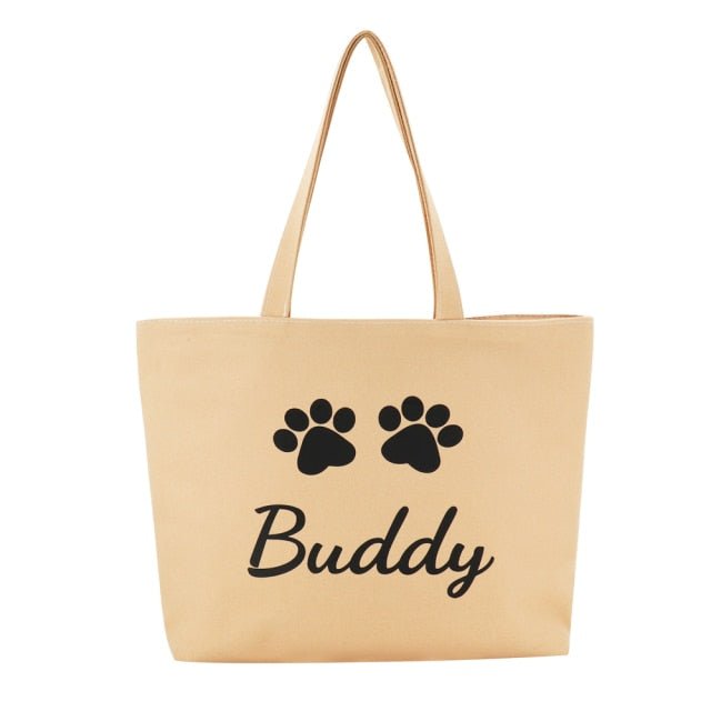 Custom Canvas Dog Tote Bag - Pawsitivetrends