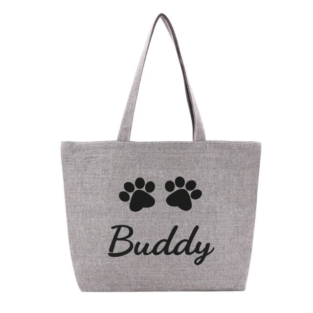 Custom Canvas Dog Tote Bag - Pawsitivetrends