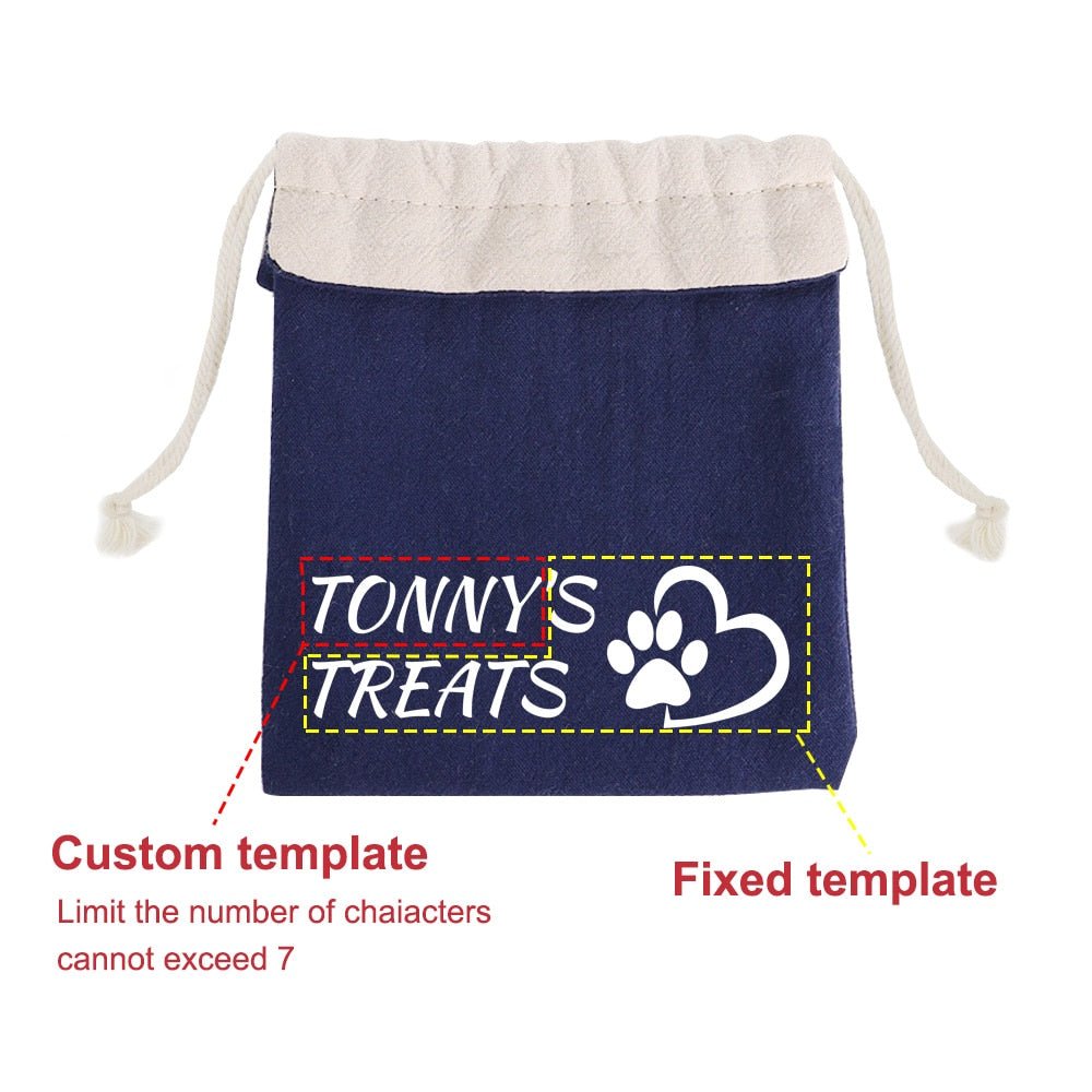 Custom Pet Treat Bag - Pawsitivetrends