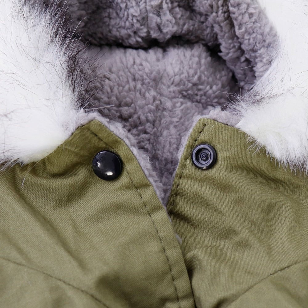 Hooded Fur Jacket - Pawsitivetrends