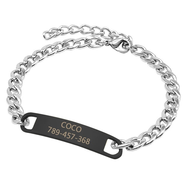 Personalized Engraved Chain Collar - Pawsitivetrends