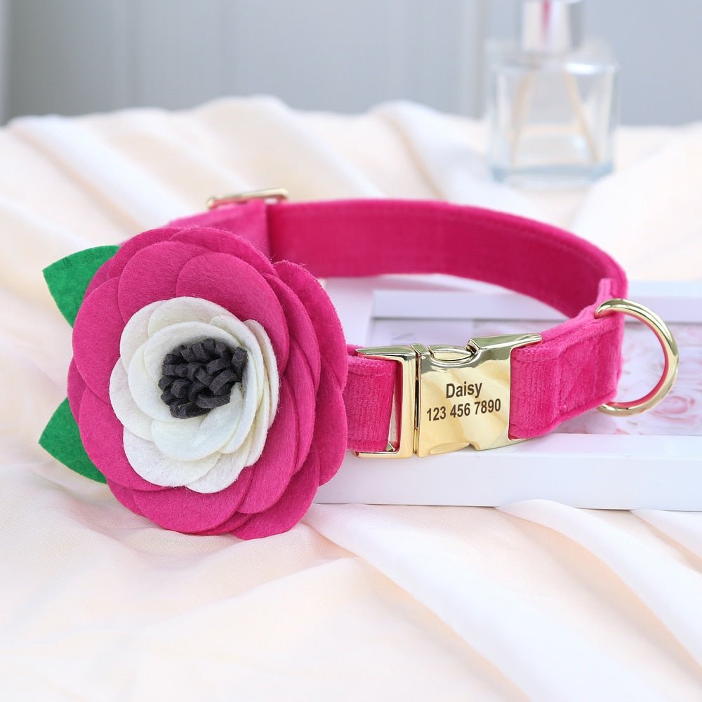 Personalized Flower Collar - Pawsitivetrends