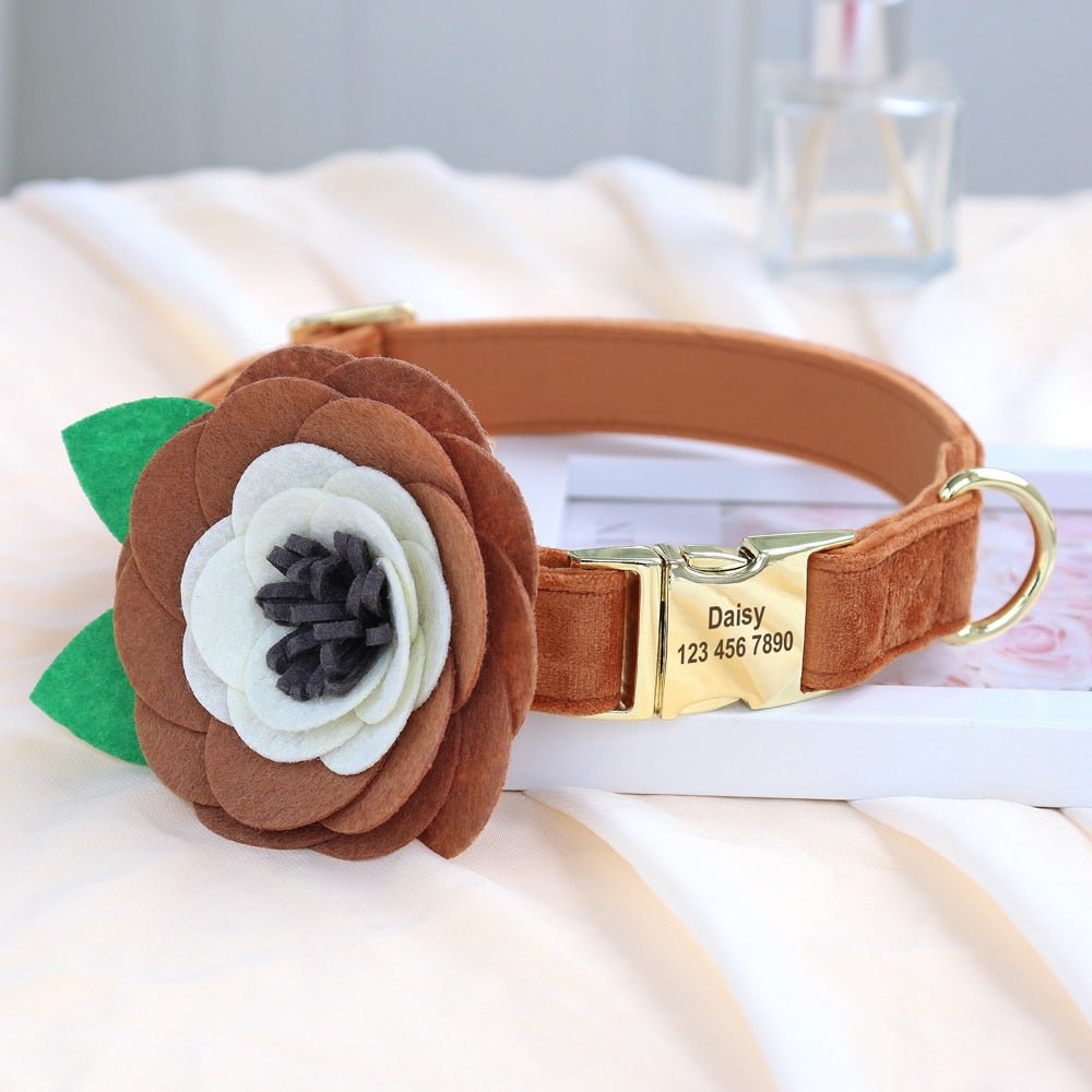 Personalized Flower Collar - Pawsitivetrends