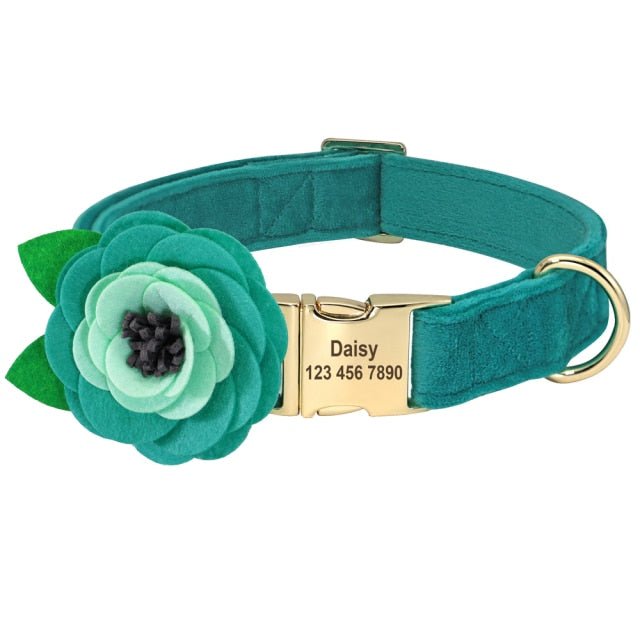 Personalized Flower Collar - Pawsitivetrends