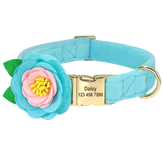 Personalized Flower Collar - Pawsitivetrends