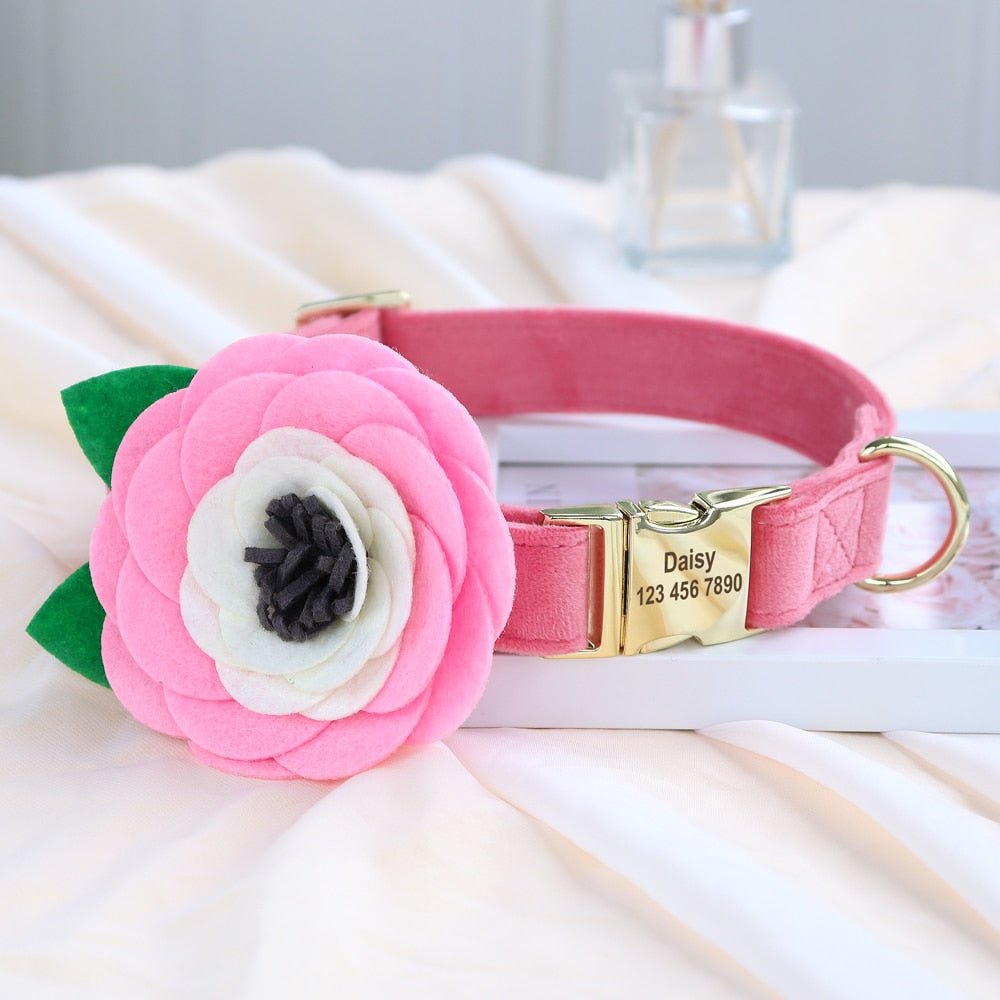 Personalized Flower Collar - Pawsitivetrends