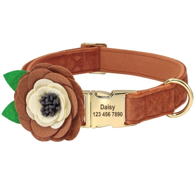 Personalized Flower Collar - Pawsitivetrends