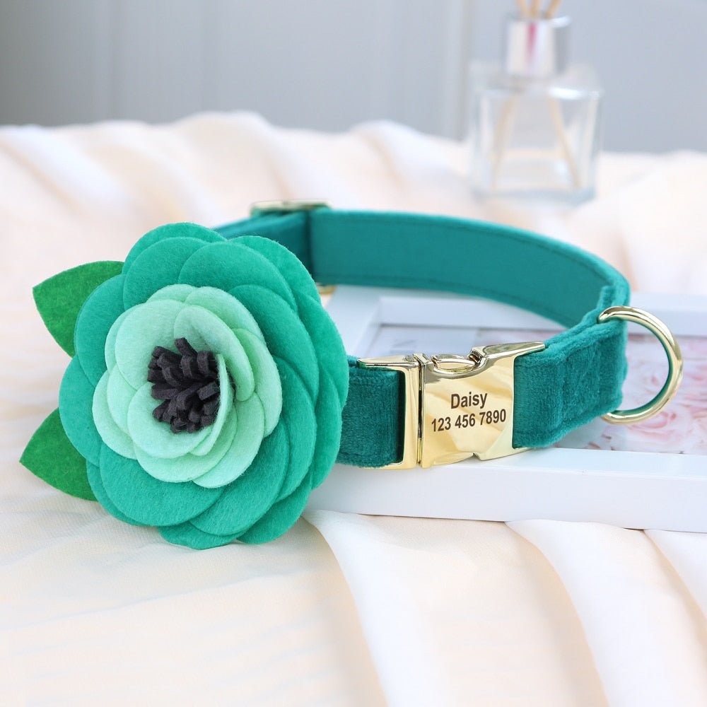 Personalized Flower Collar - Pawsitivetrends