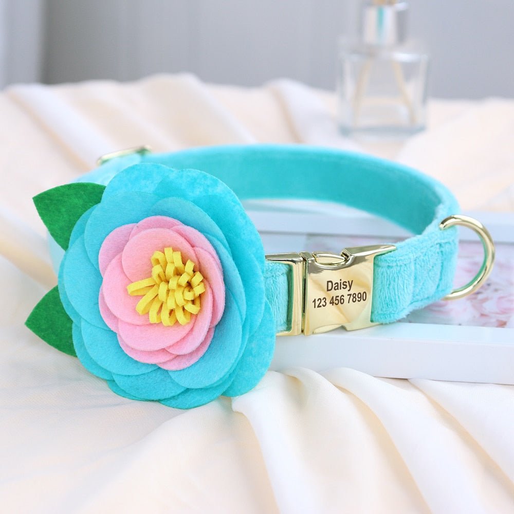 Personalized Flower Collar - Pawsitivetrends