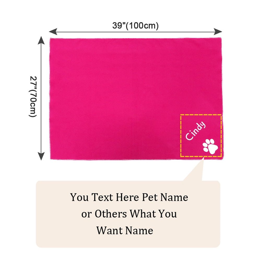 Personalized Pet Blanket - Pawsitivetrends