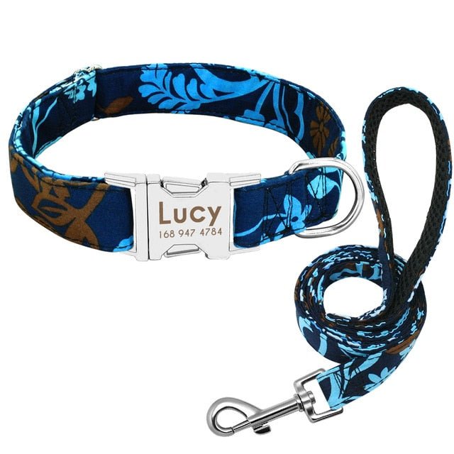 Personalized Pet Collar & Leash Set - Pawsitivetrends