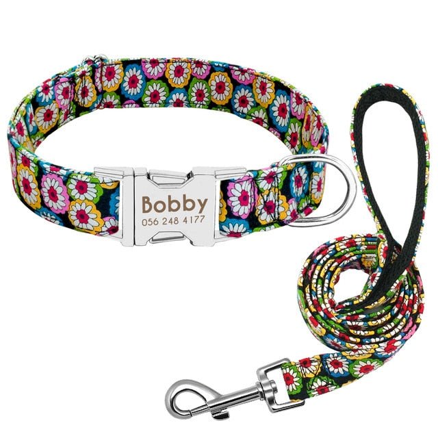 Personalized Pet Collar & Leash Set - Pawsitivetrends