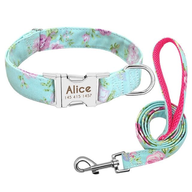 Personalized Pet Collar & Leash Set - Pawsitivetrends