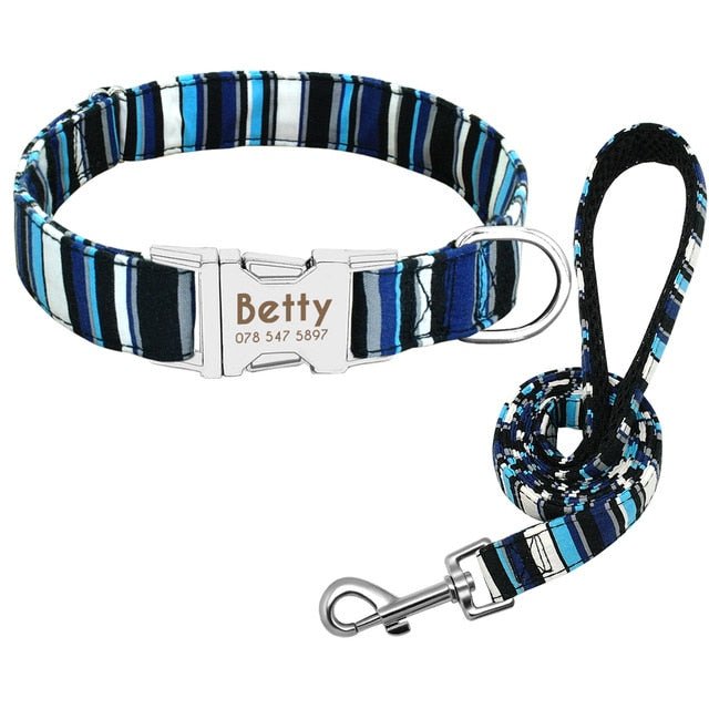 Personalized Pet Collar & Leash Set - Pawsitivetrends