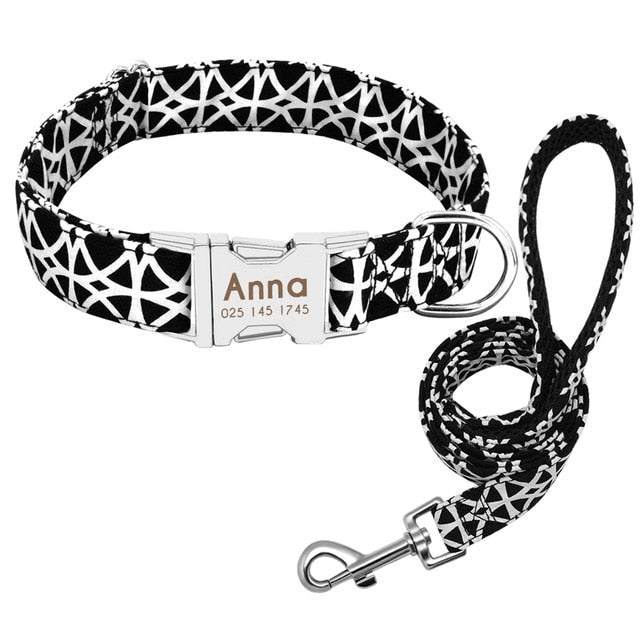 Personalized Pet Collar & Leash Set - Pawsitivetrends