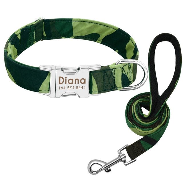 Personalized Pet Collar & Leash Set - Pawsitivetrends