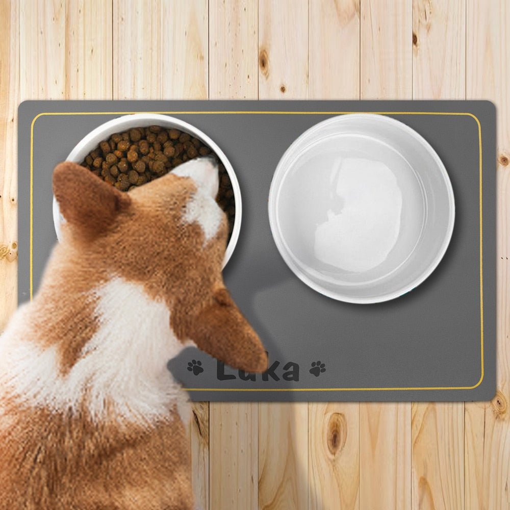 Personalized Pet Feeder Mat - Pawsitivetrends