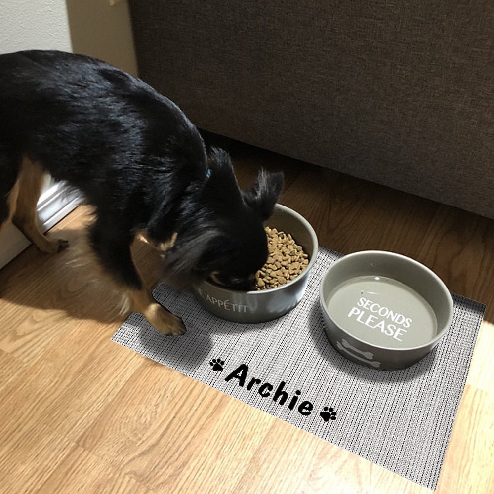 Personalized Pet Feeder Pad - Pawsitivetrends