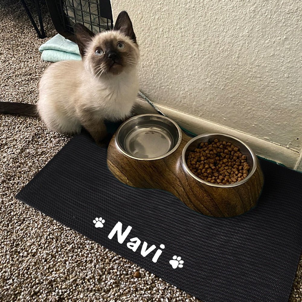 Personalized Pet Feeder Pad - Pawsitivetrends