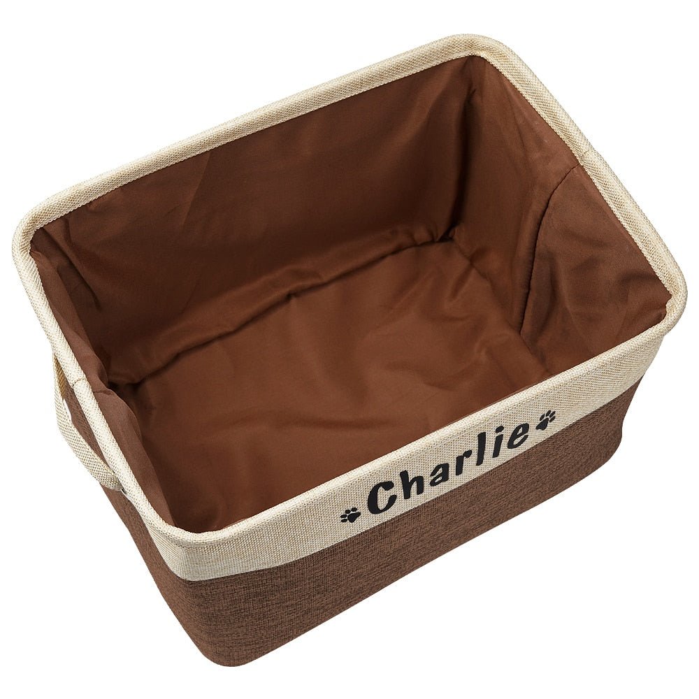 Personalized Pet Storage Basket - Pawsitivetrends