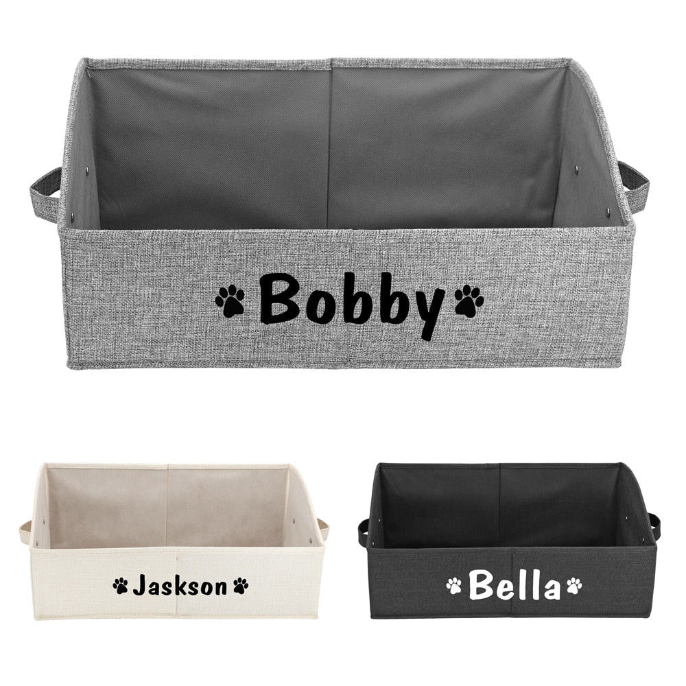 Personalized Pet Storage Basket - Pawsitivetrends