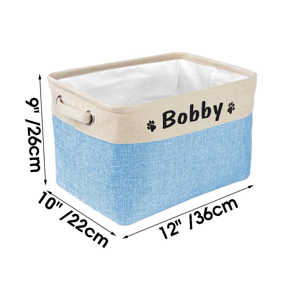 Personalized Pet Storage Basket - Pawsitivetrends