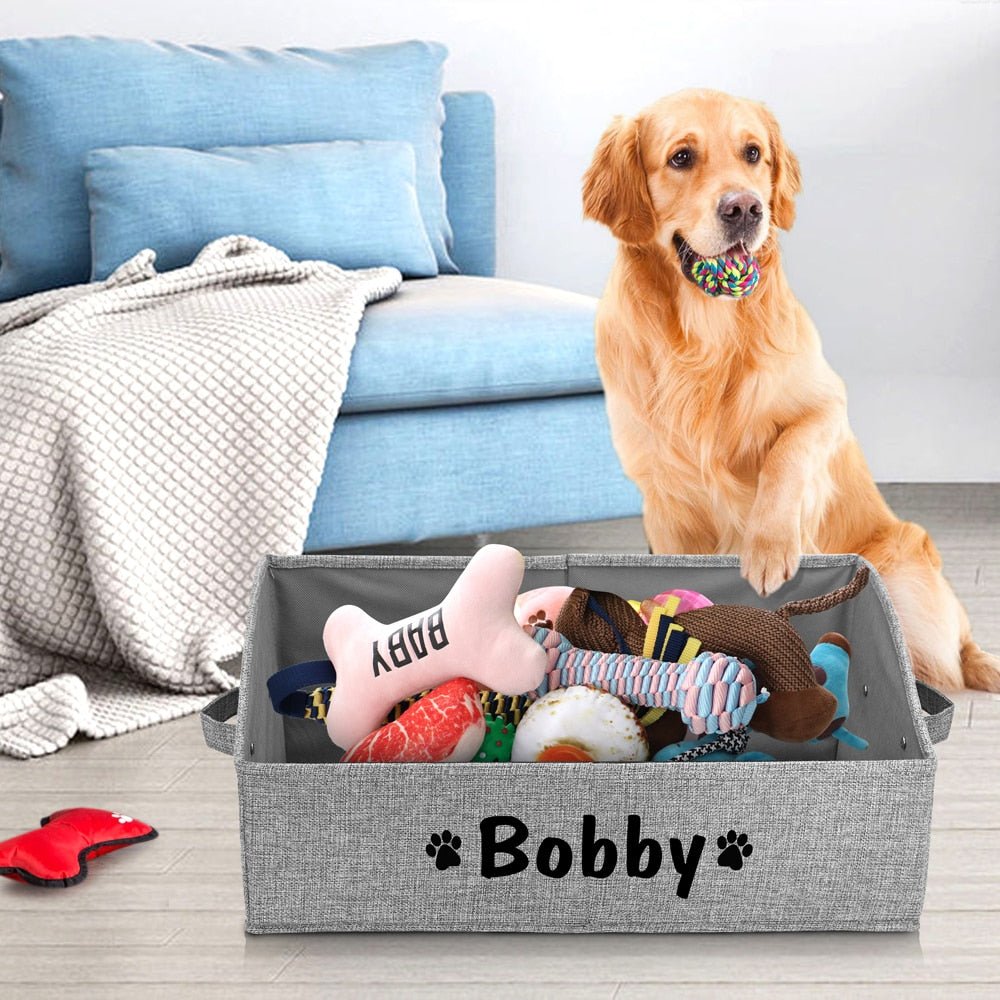 Personalized Pet Storage Basket - Pawsitivetrends