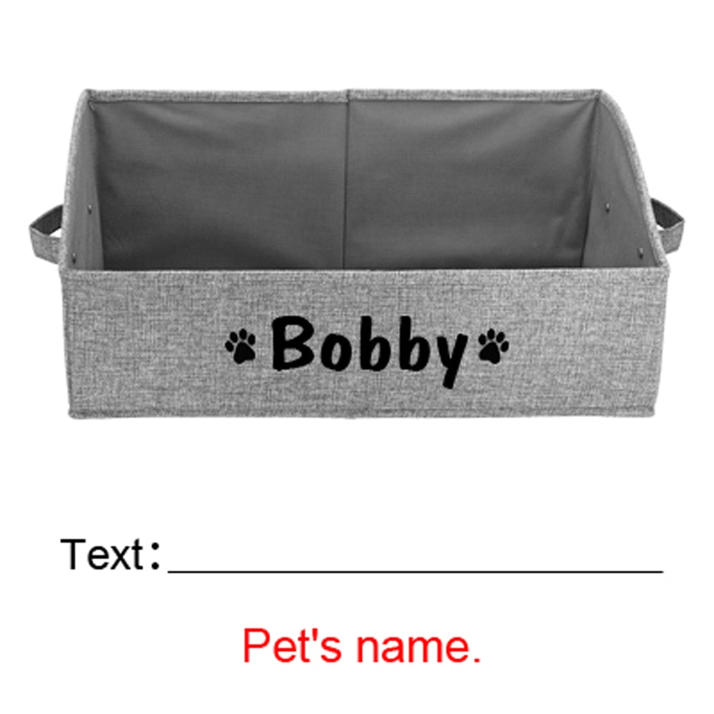 Personalized Pet Storage Basket - Pawsitivetrends