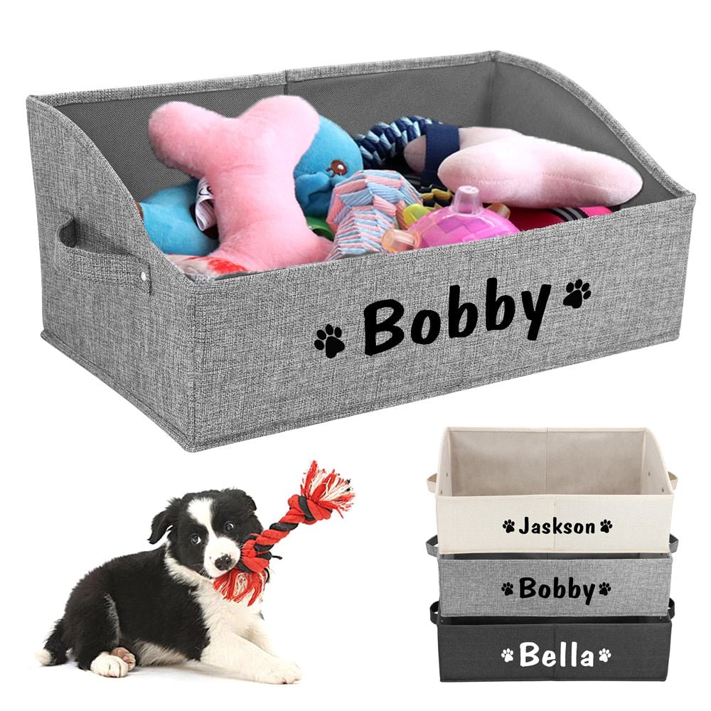 Personalized Pet Storage Basket - Pawsitivetrends