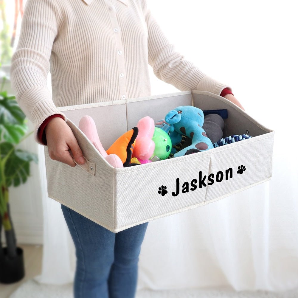 Personalized Pet Storage Basket - Pawsitivetrends