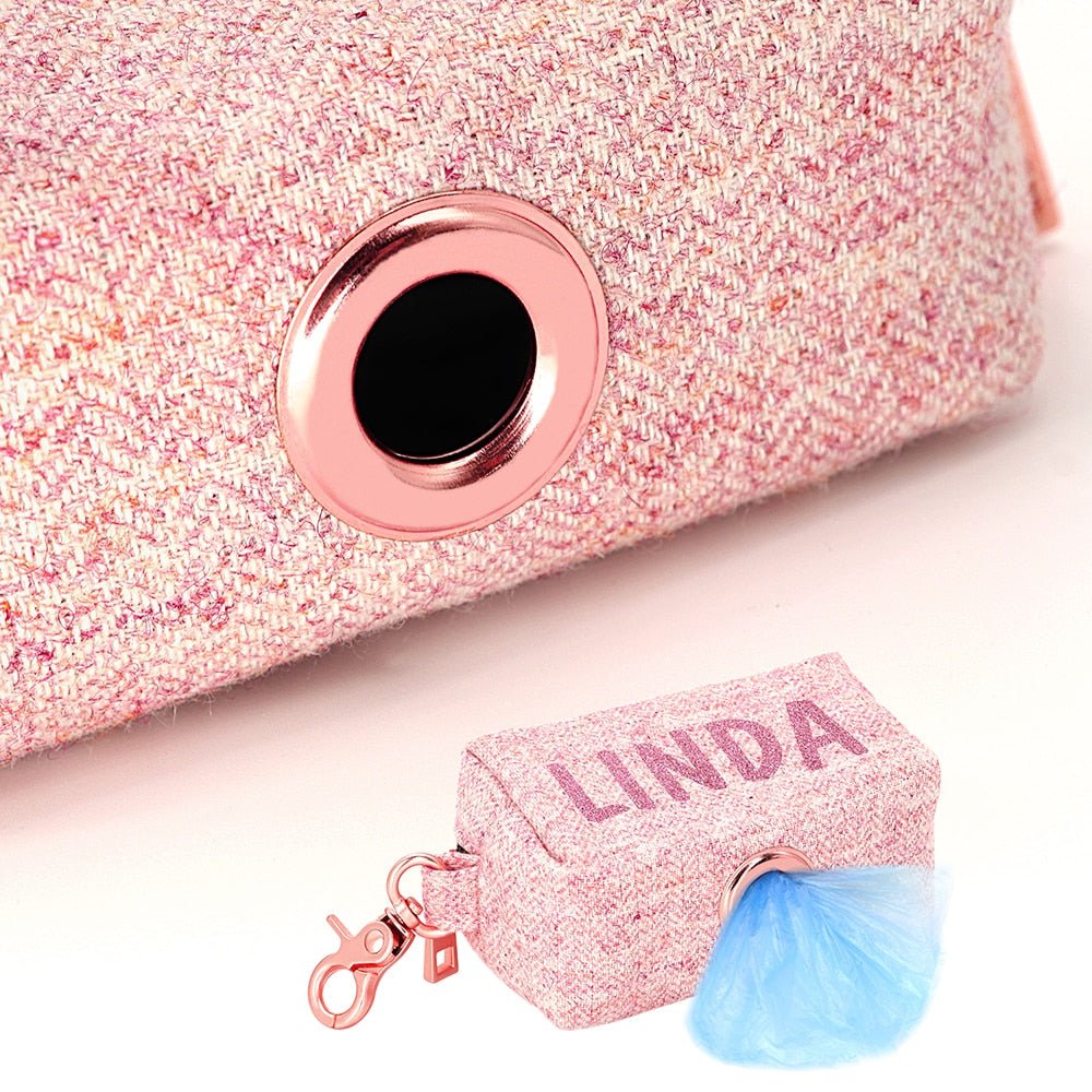 Personalized Poop Bag And Leash Set - Pawsitivetrends