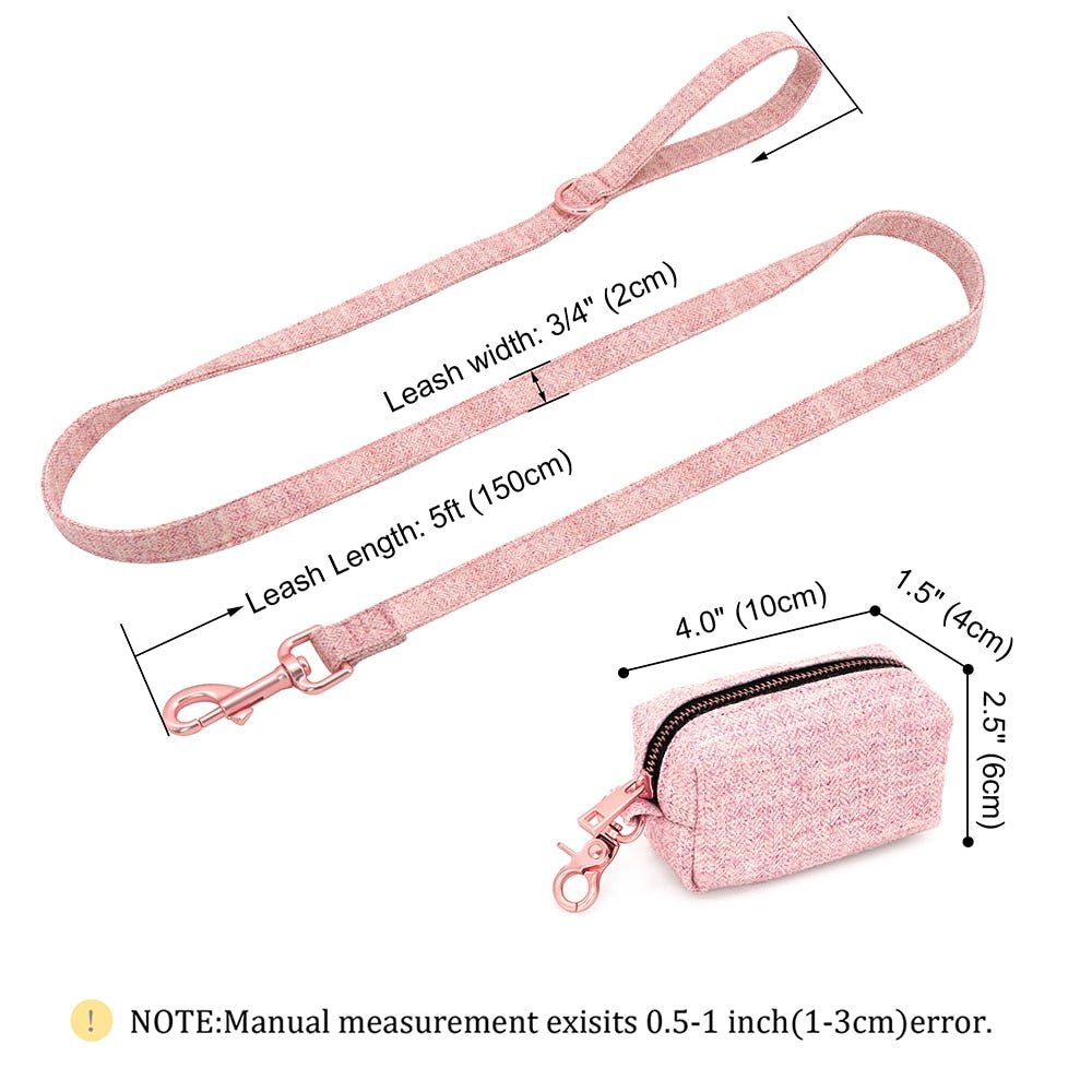 Personalized Poop Bag And Leash Set - Pawsitivetrends