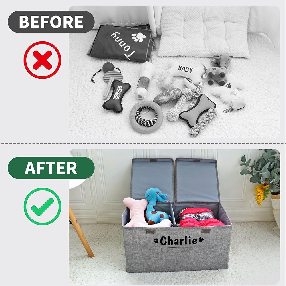 Personalized Storage Folding Box & Lid - Pawsitivetrends